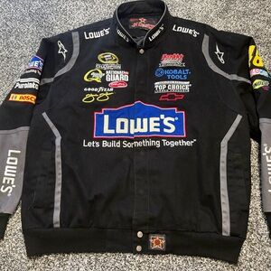 Jimmie Johnson Lowe's Black Racing Jacket size 2x